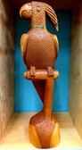 hand carved parrot,decovoo,