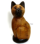 hand carved cat,decovoo,