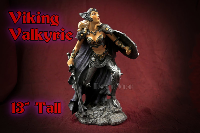 Viking Valkyrie figure 13 inches tall
