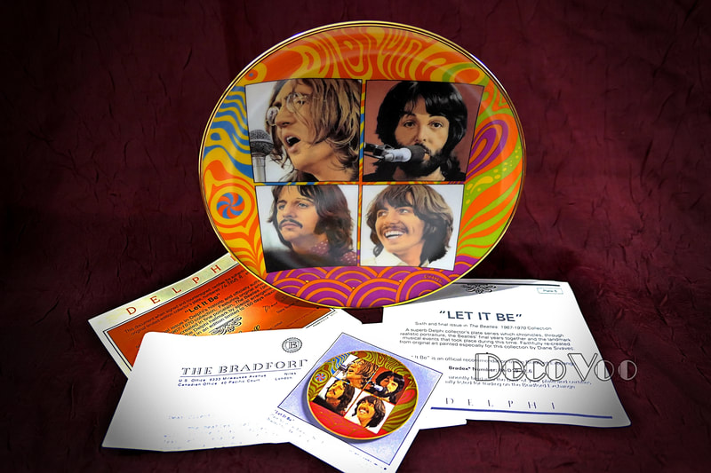 Delphi Let it be plate Beatles